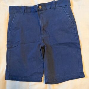 Janie and Jack Navy Flat Front Shorts
